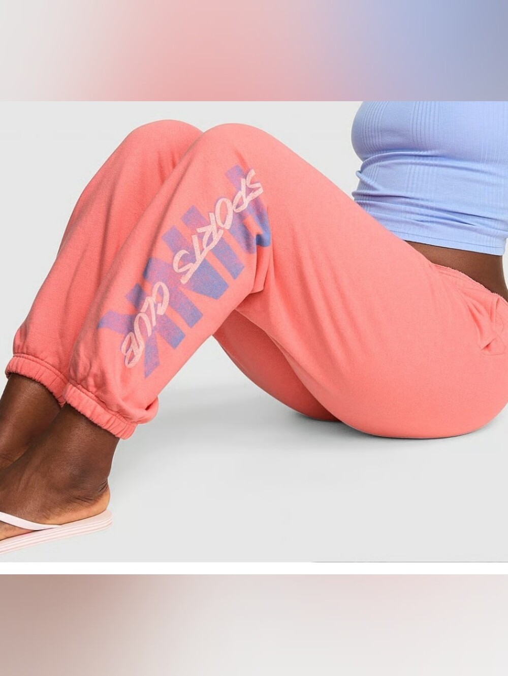 VS Pink Campus Fleece Sweatpants Sz XL